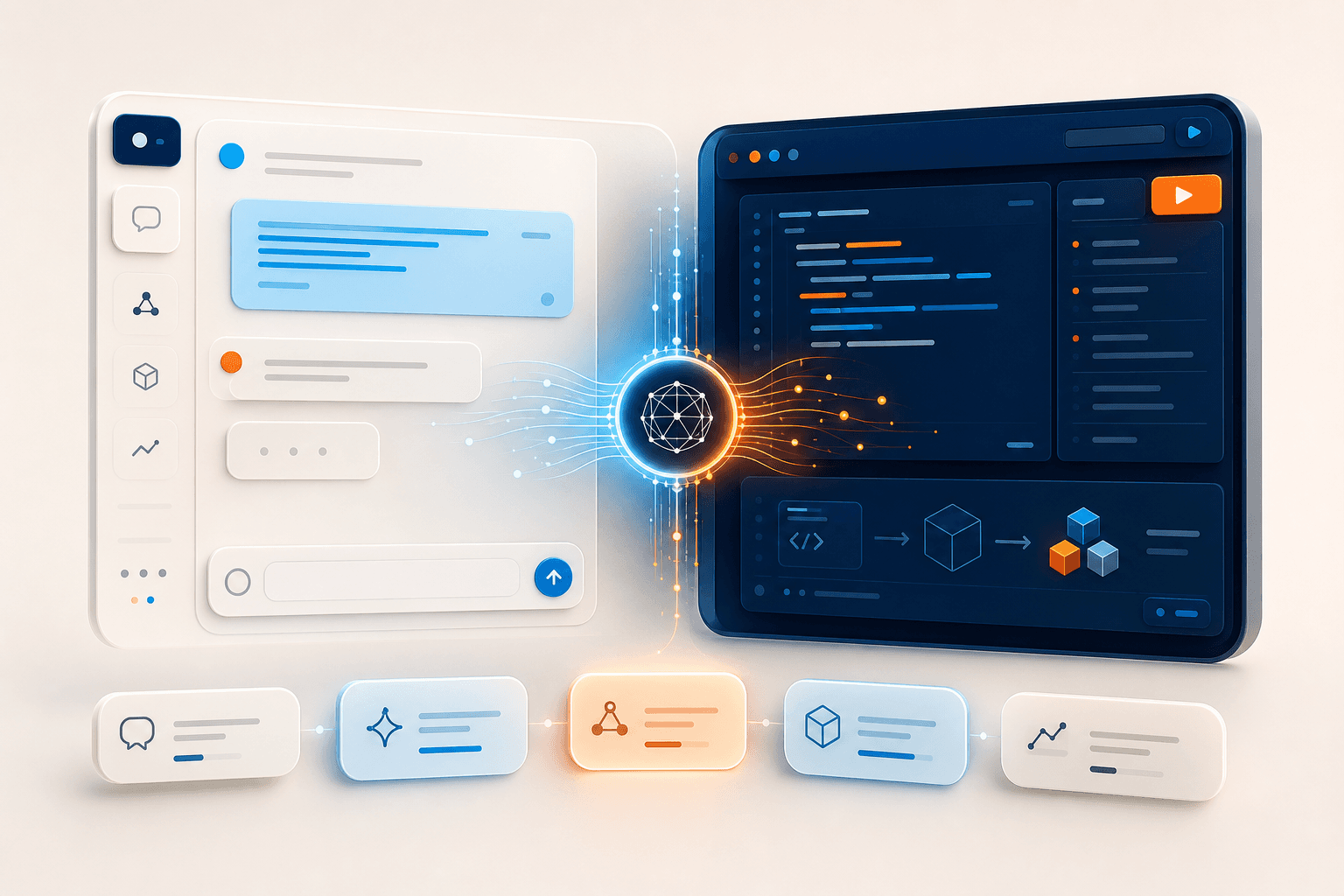 ChatGPT Command course visual mockup