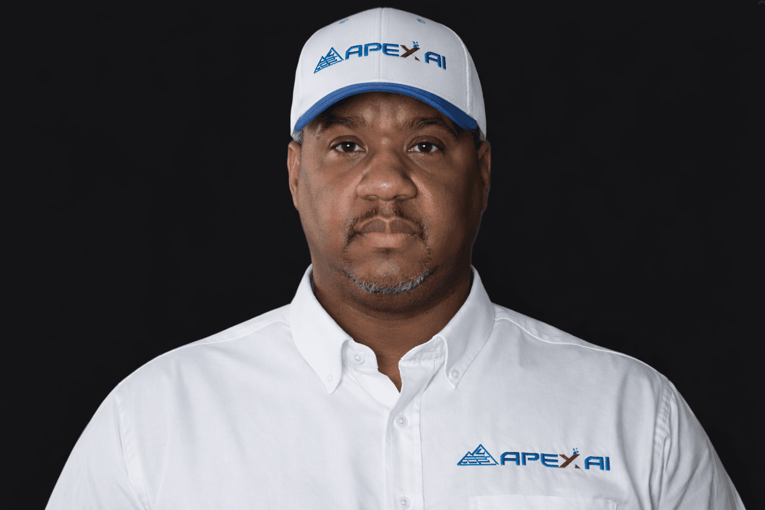 Craig Frazier wearing an Apex AI cap